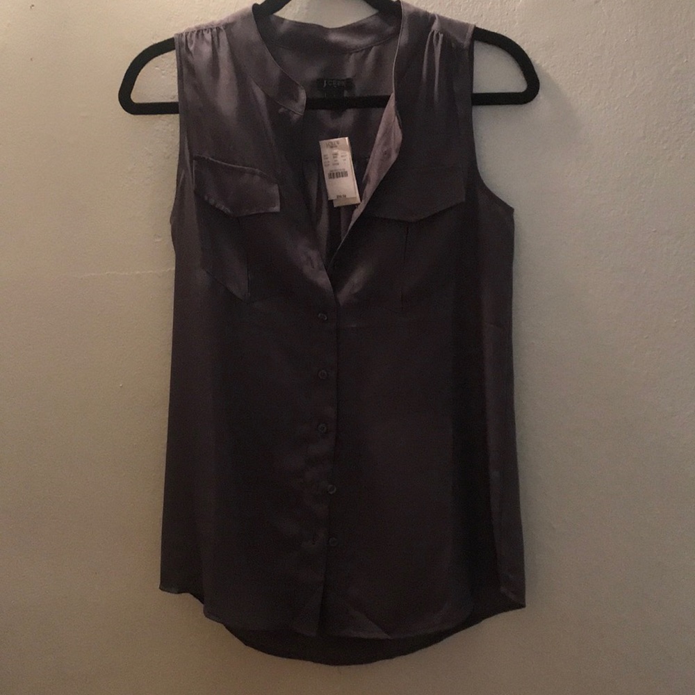 JCREW Silk Sleeveless Blouse